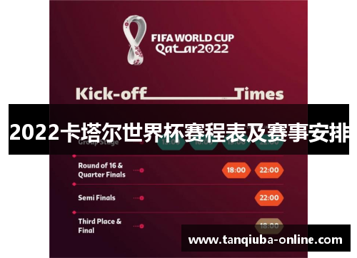 2022卡塔尔世界杯赛程表及赛事安排