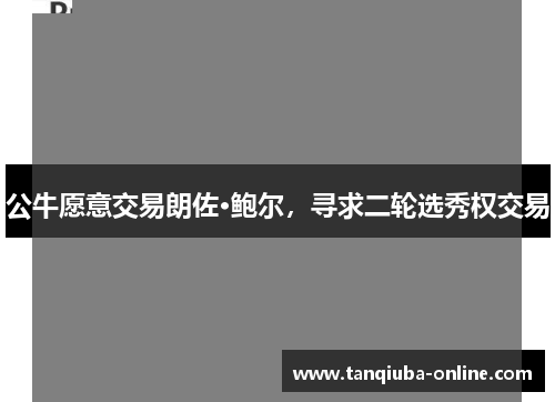 公牛愿意交易朗佐·鲍尔，寻求二轮选秀权交易